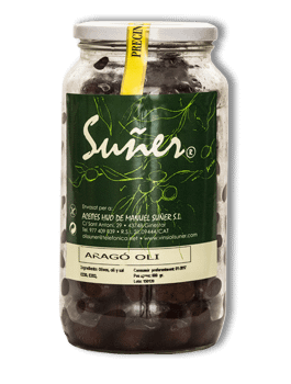 Olives Negres d'Aragó 600 gr.