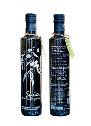Oli d'Oliva Verge Extra Ecològic Arbequina 500 ml.